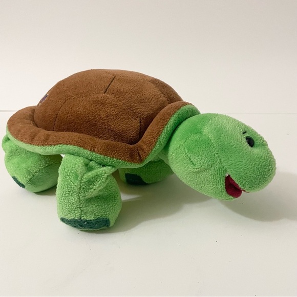 Ganz Webkinz Turtle Green Brown Shell Plush Stuffed Animal No Code - Picture 1 of 16
